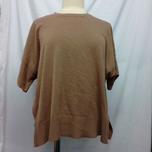 Splendid Women's Brown Short Sleeve Top